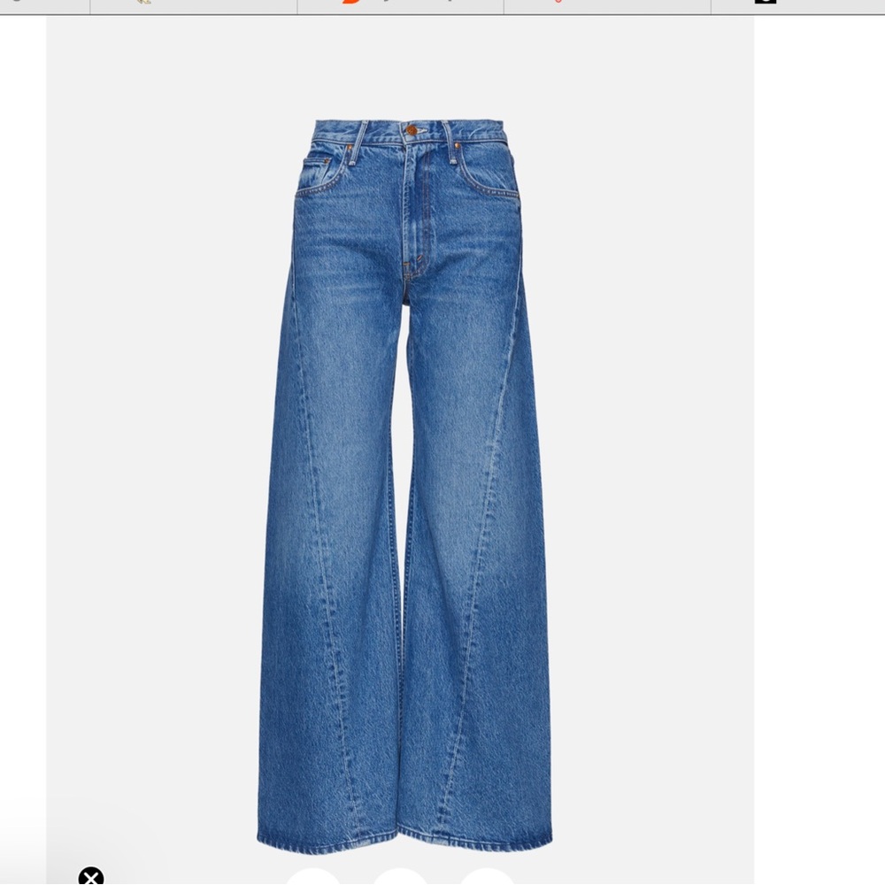 MOTHER JEANS THE LEMON TWIST WIDE LEG